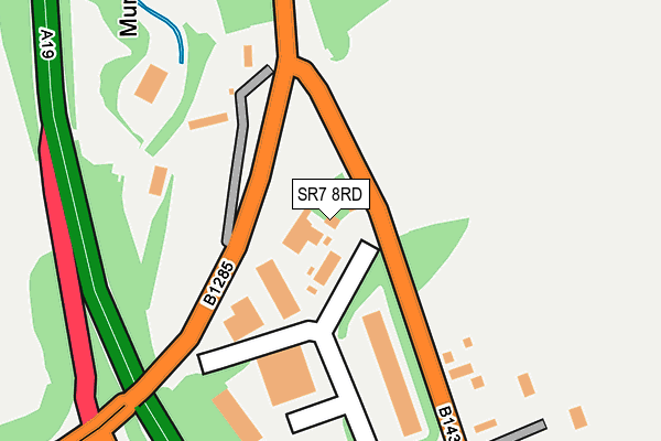 SR7 8RD map - OS OpenMap – Local (Ordnance Survey) SR7 8RD map - OS OpenMap – Local (Ordnance Survey)