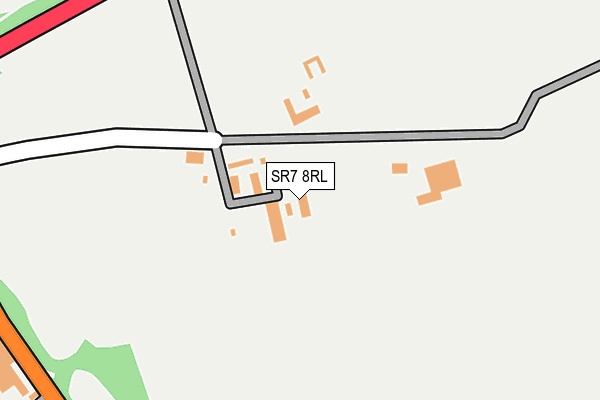 SR7 8RL map - OS OpenMap – Local (Ordnance Survey)