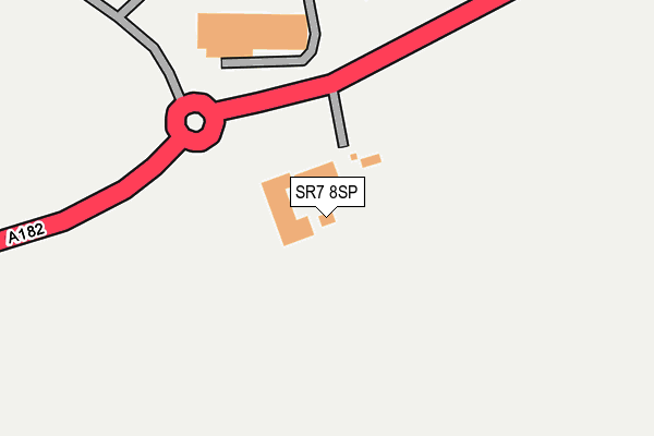 SR7 8SP map - OS OpenMap – Local (Ordnance Survey)