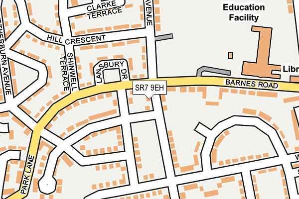 SR7 9EH map - OS OpenMap – Local (Ordnance Survey) SR7 9EH map - OS OpenMap – Local (Ordnance Survey)