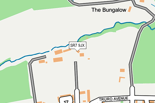 SR7 9JX map - OS OpenMap – Local (Ordnance Survey) SR7 9JX map - OS OpenMap – Local (Ordnance Survey)
