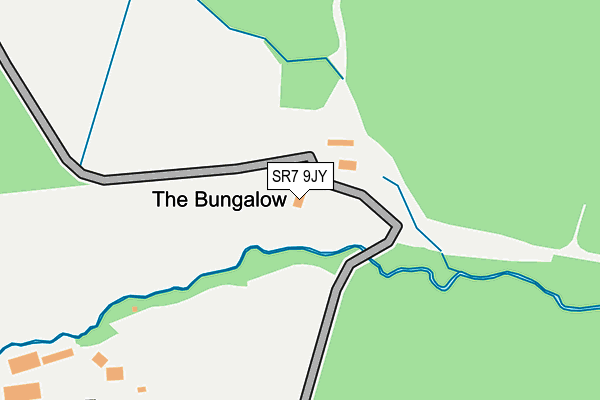 SR7 9JY map - OS OpenMap – Local (Ordnance Survey)