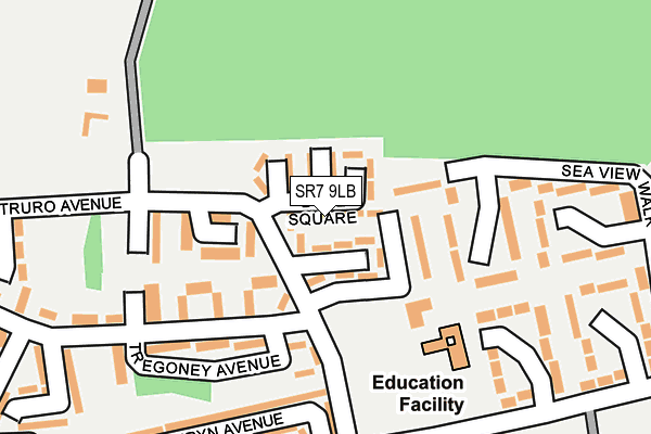 SR7 9LB map - OS OpenMap – Local (Ordnance Survey) SR7 9LB map - OS OpenMap – Local (Ordnance Survey)