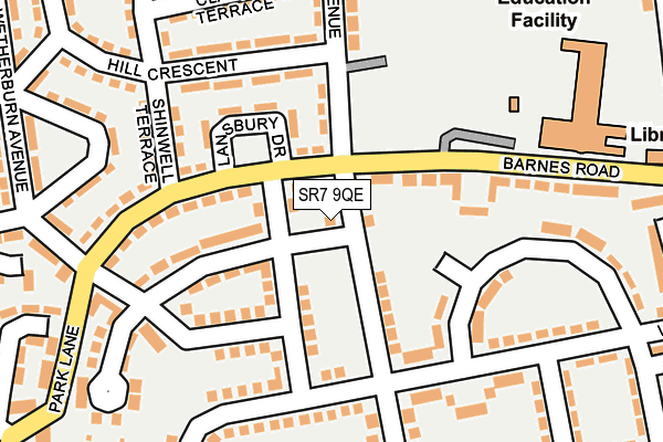 SR7 9QE map - OS OpenMap – Local (Ordnance Survey) SR7 9QE map - OS OpenMap – Local (Ordnance Survey)
