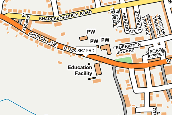 SR7 9RD map - OS OpenMap – Local (Ordnance Survey) SR7 9RD map - OS OpenMap – Local (Ordnance Survey)