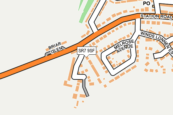 SR7 9SF map - OS OpenMap – Local (Ordnance Survey) SR7 9SF map - OS OpenMap – Local (Ordnance Survey)