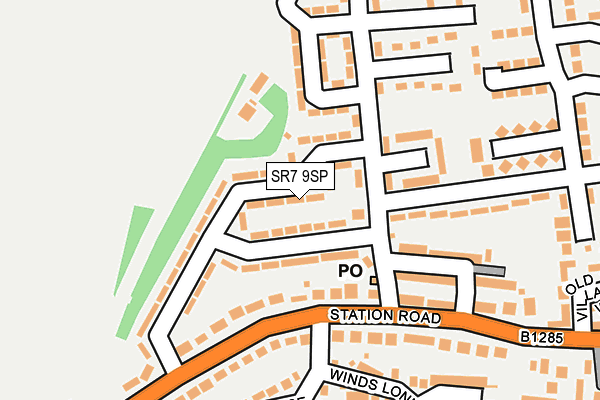 SR7 9SP map - OS OpenMap – Local (Ordnance Survey) SR7 9SP map - OS OpenMap – Local (Ordnance Survey)