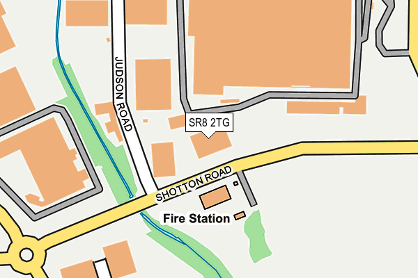 SR8 2TG map - OS OpenMap – Local (Ordnance Survey) SR8 2TG map - OS OpenMap – Local (Ordnance Survey)