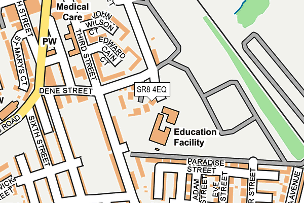 SR8 4EQ map - OS OpenMap – Local (Ordnance Survey) SR8 4EQ map - OS OpenMap – Local (Ordnance Survey)