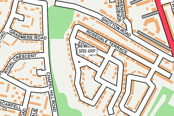 SR8 4RP map - OS OpenMap – Local (Ordnance Survey) SR8 4RP map - OS OpenMap – Local (Ordnance Survey)