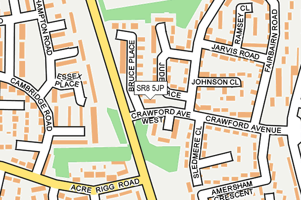 SR8 5JP map - OS OpenMap – Local (Ordnance Survey) SR8 5JP map - OS OpenMap – Local (Ordnance Survey)