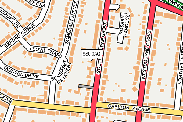 SS0 0AQ map - OS OpenMap – Local (Ordnance Survey) SS0 0AQ map - OS OpenMap – Local (Ordnance Survey)