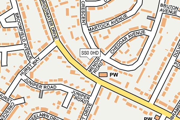 SS0 0HD map - OS OpenMap – Local (Ordnance Survey) SS0 0HD map - OS OpenMap – Local (Ordnance Survey)