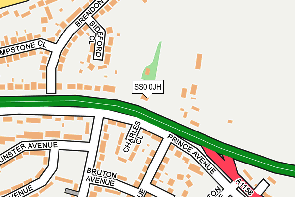 SS0 0JH map - OS OpenMap – Local (Ordnance Survey) SS0 0JH map - OS OpenMap – Local (Ordnance Survey)