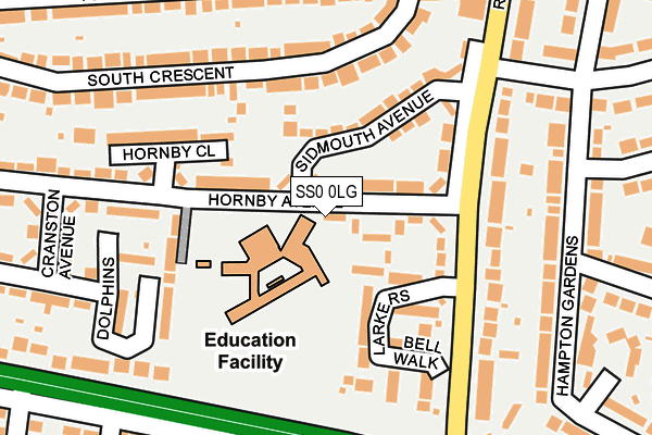 SS0 0LG map - OS OpenMap – Local (Ordnance Survey) SS0 0LG map - OS OpenMap – Local (Ordnance Survey)