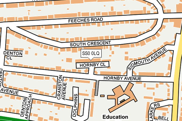 SS0 0LQ map - OS OpenMap – Local (Ordnance Survey) SS0 0LQ map - OS OpenMap – Local (Ordnance Survey)