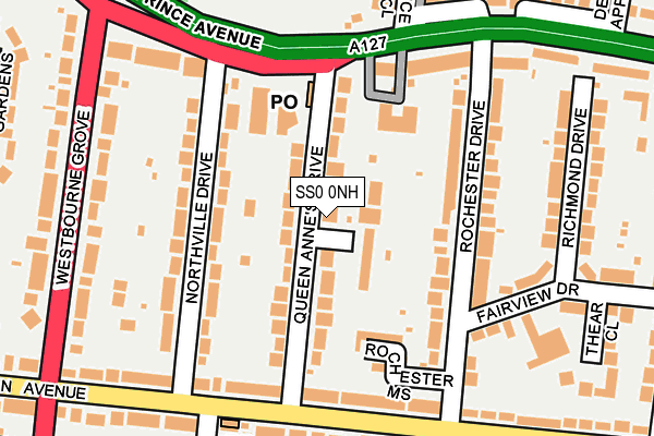 SS0 0NH map - OS OpenMap – Local (Ordnance Survey) SS0 0NH map - OS OpenMap – Local (Ordnance Survey)