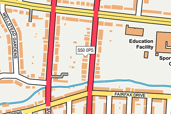 SS0 0PS map - OS OpenMap – Local (Ordnance Survey) SS0 0PS map - OS OpenMap – Local (Ordnance Survey)
