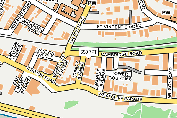 SS0 7PT map - OS OpenMap – Local (Ordnance Survey) SS0 7PT map - OS OpenMap – Local (Ordnance Survey)