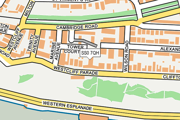 SS0 7QH map - OS OpenMap – Local (Ordnance Survey) SS0 7QH map - OS OpenMap – Local (Ordnance Survey)