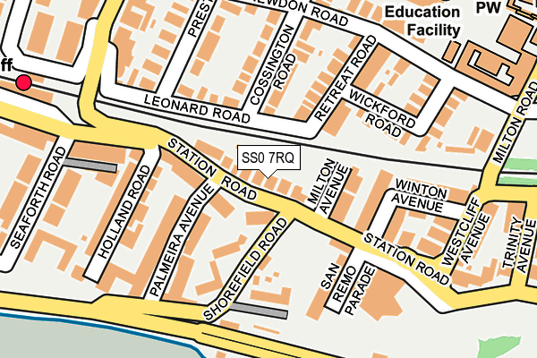 SS0 7RQ map - OS OpenMap – Local (Ordnance Survey) SS0 7RQ map - OS OpenMap – Local (Ordnance Survey)