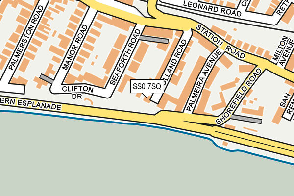 SS0 7SQ map - OS OpenMap – Local (Ordnance Survey) SS0 7SQ map - OS OpenMap – Local (Ordnance Survey)