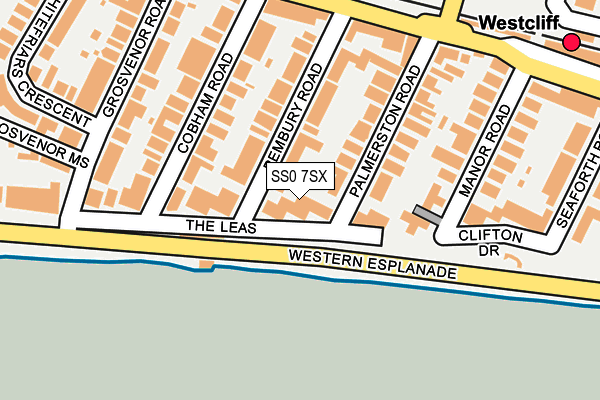 SS0 7SX map - OS OpenMap – Local (Ordnance Survey) SS0 7SX map - OS OpenMap – Local (Ordnance Survey)