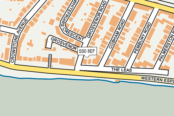 SS0 8EF map - OS OpenMap – Local (Ordnance Survey) SS0 8EF map - OS OpenMap – Local (Ordnance Survey)