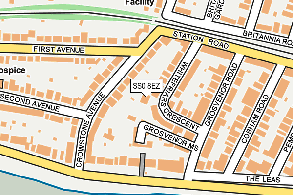 SS0 8EZ map - OS OpenMap – Local (Ordnance Survey) SS0 8EZ map - OS OpenMap – Local (Ordnance Survey)