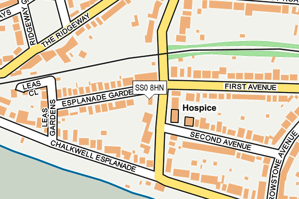 SS0 8HN map - OS OpenMap – Local (Ordnance Survey) SS0 8HN map - OS OpenMap – Local (Ordnance Survey)