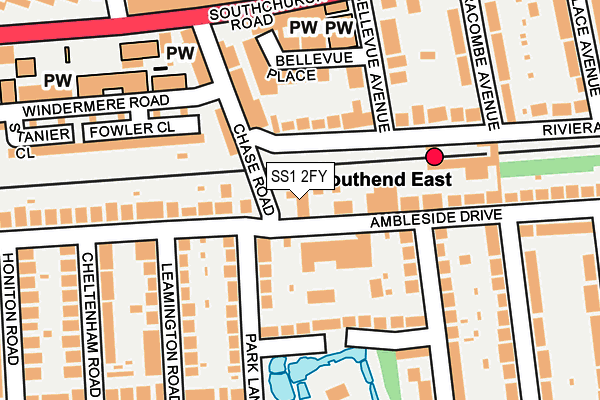 SS1 2FY map - OS OpenMap – Local (Ordnance Survey) SS1 2FY map - OS OpenMap – Local (Ordnance Survey)