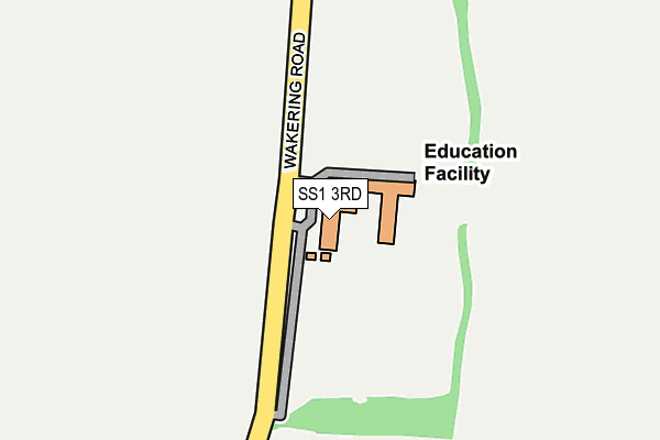 SS1 3RD map - OS OpenMap – Local (Ordnance Survey) SS1 3RD map - OS OpenMap – Local (Ordnance Survey)