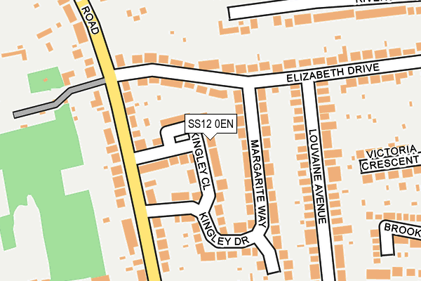SS12 0EN map - OS OpenMap – Local (Ordnance Survey) SS12 0EN map - OS OpenMap – Local (Ordnance Survey)