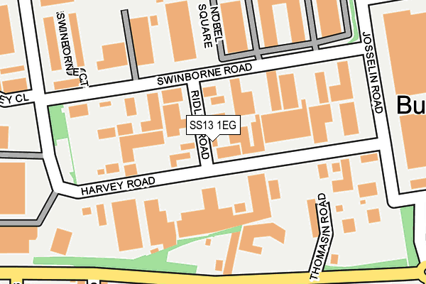 SS13 1EG map - OS OpenMap – Local (Ordnance Survey) SS13 1EG map - OS OpenMap – Local (Ordnance Survey)