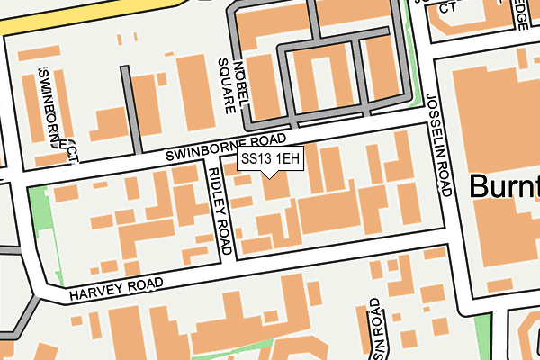 SS13 1EH map - OS OpenMap – Local (Ordnance Survey) SS13 1EH map - OS OpenMap – Local (Ordnance Survey)