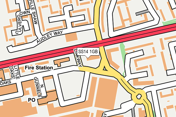 SS14 1GB map - OS OpenMap – Local (Ordnance Survey) SS14 1GB map - OS OpenMap – Local (Ordnance Survey)