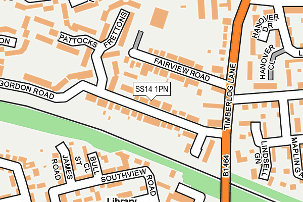 SS14 1PN map - OS OpenMap – Local (Ordnance Survey) SS14 1PN map - OS OpenMap – Local (Ordnance Survey)
