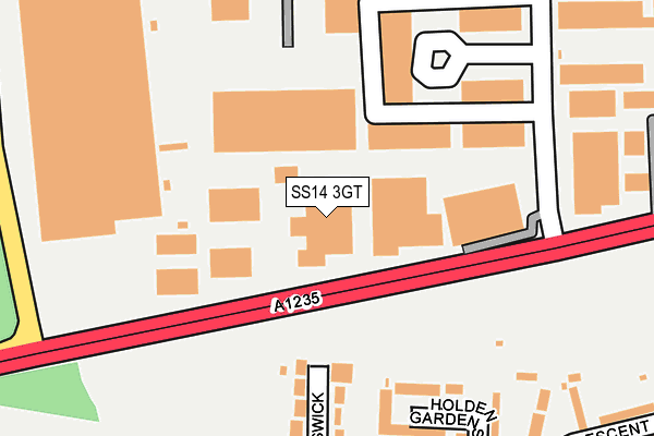 SS14 3GT map - OS OpenMap – Local (Ordnance Survey) SS14 3GT map - OS OpenMap – Local (Ordnance Survey)