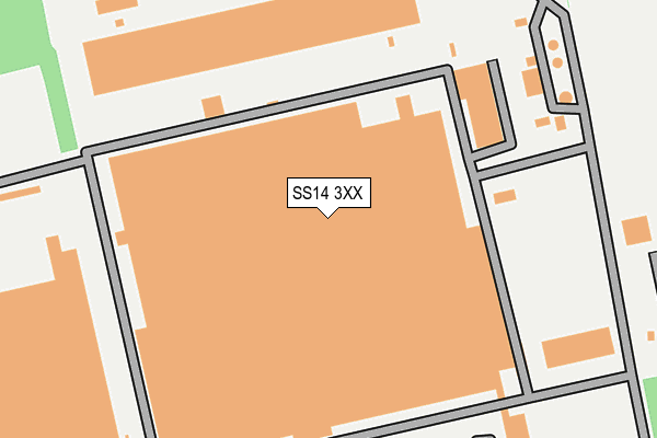 SS14 3XX map - OS OpenMap – Local (Ordnance Survey) SS14 3XX map - OS OpenMap – Local (Ordnance Survey)