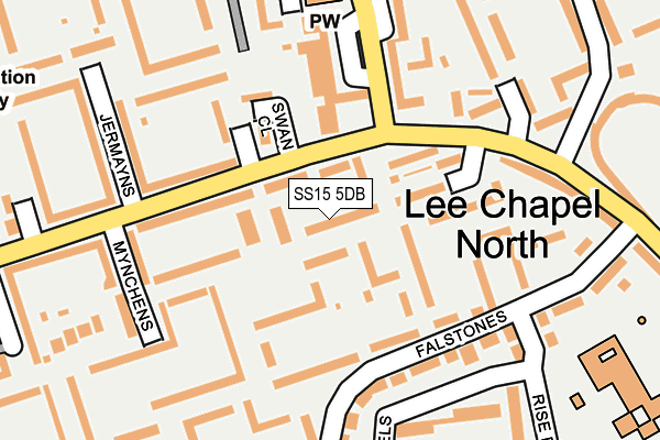 SS15 5DB map - OS OpenMap – Local (Ordnance Survey) SS15 5DB map - OS OpenMap – Local (Ordnance Survey)