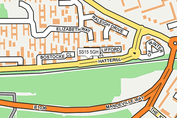 SS15 5GH map - OS OpenMap – Local (Ordnance Survey) SS15 5GH map - OS OpenMap – Local (Ordnance Survey)