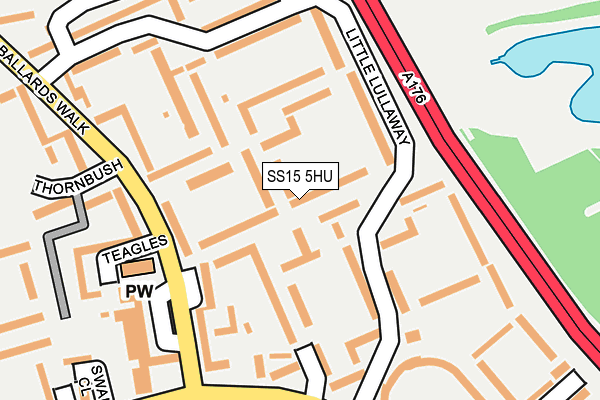 SS15 5HU map - OS OpenMap – Local (Ordnance Survey) SS15 5HU map - OS OpenMap – Local (Ordnance Survey)