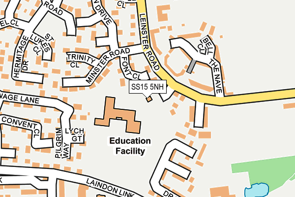 SS15 5NH map - OS OpenMap – Local (Ordnance Survey) SS15 5NH map - OS OpenMap – Local (Ordnance Survey)