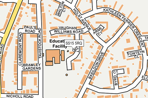 SS15 5RQ map - OS OpenMap – Local (Ordnance Survey) SS15 5RQ map - OS OpenMap – Local (Ordnance Survey)