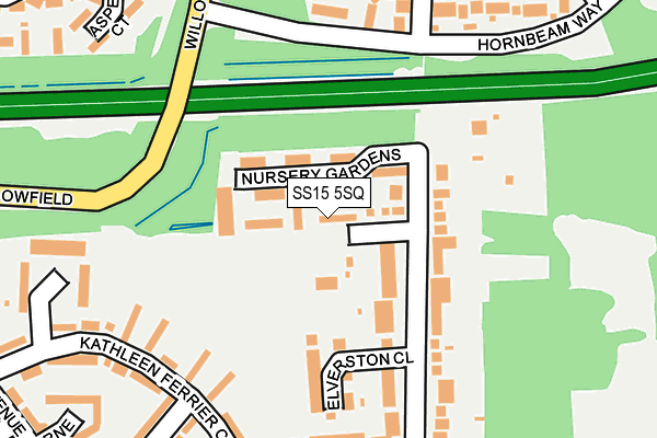 SS15 5SQ map - OS OpenMap – Local (Ordnance Survey) SS15 5SQ map - OS OpenMap – Local (Ordnance Survey)