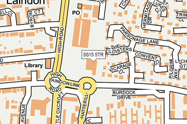 SS15 5TR map - OS OpenMap – Local (Ordnance Survey) SS15 5TR map - OS OpenMap – Local (Ordnance Survey)