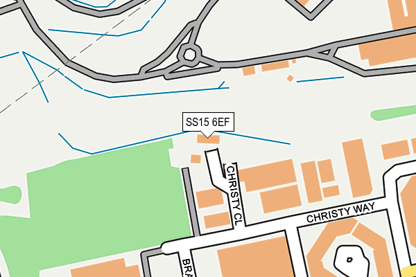 SS15 6EF map - OS OpenMap – Local (Ordnance Survey) SS15 6EF map - OS OpenMap – Local (Ordnance Survey)