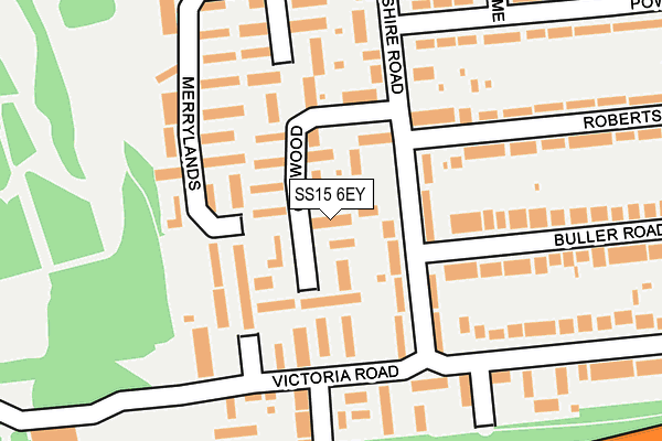 SS15 6EY map - OS OpenMap – Local (Ordnance Survey) SS15 6EY map - OS OpenMap – Local (Ordnance Survey)