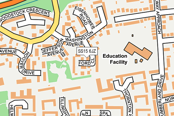 SS15 6JZ map - OS OpenMap – Local (Ordnance Survey) SS15 6JZ map - OS OpenMap – Local (Ordnance Survey)