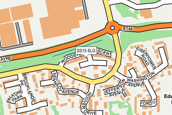 SS15 6LG map - OS OpenMap – Local (Ordnance Survey) SS15 6LG map - OS OpenMap – Local (Ordnance Survey)